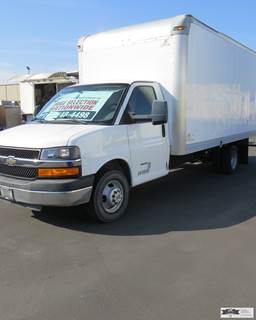 2016 Chevrolet 4500 CUT AWAY STYLE WITH INTERGATED 16FT BOX Cargo Van - FLEXKING