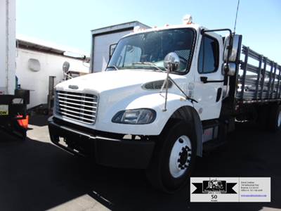 2019 Freightliner M2 106 UPGRADE Flatbed Truck - MORGAN BUILT W/ LIFTGATE Flatbed / Platform Body