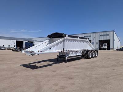 Construction Trailer Specialists (CTS) 42x96 Tandem Axle Steel Belly Dump Trailer - Spring, Fixed Axle