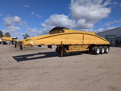 Load King 41x102 Tri Axle Steel Belly Dump Trailer - Spring, Fixed Axle