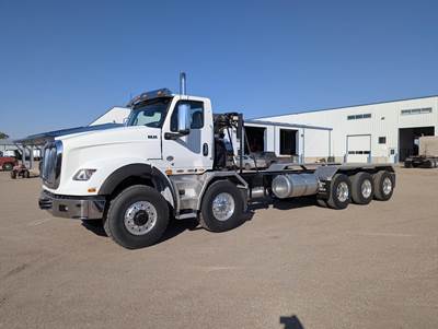 International HX Tri Axle Cab & Chassis Truck - Cummins, 565HP, 6 Speed Automatic