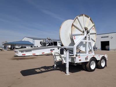 Sherman Reilly 23x102 Tandem Axle Cable Reel Trailer - Fixed Axle