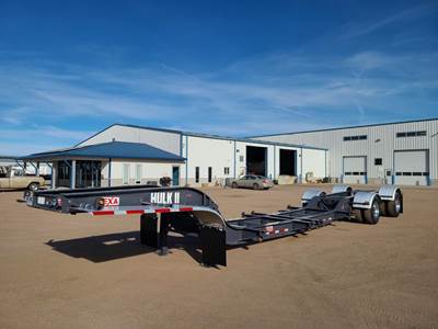 EXA Hulk II 49ft Tandem Axle Steel Container Chassis - Air Ride, Fixed Spread Axle