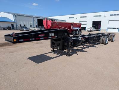 Gallegos 43x102 Tandem Axle Steel Container Chassis - Air Ride, Fixed Spread Axle
