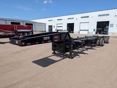 Gallegos 43x102 Tandem Axle Steel Container Chassis - Air Ride, Fixed Spread Axle