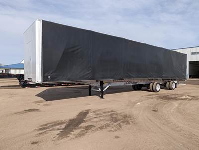 Transcraft 54x102 Tandem Axle Aluminum Curtain Side Trailer - Air Ride, Fixed Spread Axle
