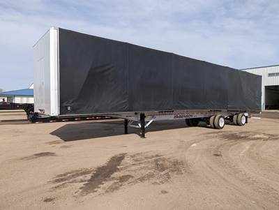 Transcraft 53x102 Tandem Axle Aluminum Curtain Side Trailer - Air Ride, Fixed Spread Axle