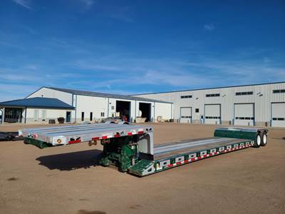 Trail King 48x102 Tandem Axle Combination Double Drop Trailer - Air Ride, Fixed Axle