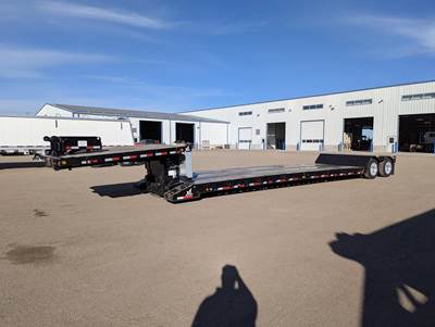 XL Specialized XL 80 MDE 48x102 Tandem Axle Steel Double Drop Trailer - Air Ride, Fixed Axle