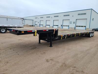 Fontaine Velocity 48x102 Steel Drop Deck Trailer - Air Ride, Fixed Axle