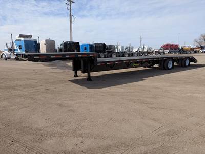 HARD CORE 53x102 Steel Drop Deck Trailer - Air Ride, Fixed Spread Axle