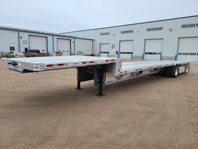 Manac Darkwing 48x102 Aluminum Drop Deck Trailer - Air Ride, Fixed Spread Axle