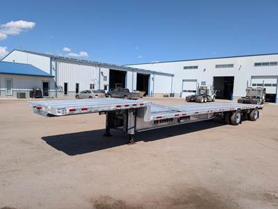 Manac Darkwing 50x102 Aluminum Drop Deck Trailer - Air Ride, Fixed Spread Axle
