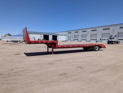 Neville 39x102 Single Axle Steel Drop Deck Trailer - Spring, Fixed Axle