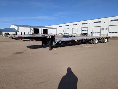 UTILITY 53x102 Steel Drop Deck Trailer - Air Ride, Fixed Spread Axle