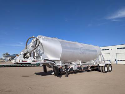 Beall 42x96 Tandem Axle Aluminum Dry Bulk / Pneumatic Tank Trailer - Air Ride, Fixed Axle
