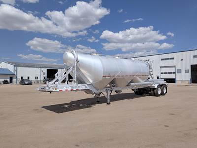TYTAL 42x96 Tandem Axle Aluminum Dry Bulk / Pneumatic Tank Trailer - Air Ride, Fixed Axle