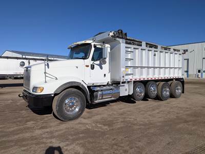 International Paystar 5900 Quad Axle Dump Truck - Cummins 500HP, 8 Speed Manual