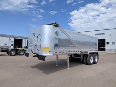 Armor Lite 24.5 ft End Dump Trailer - Tandem Axle, Aluminum, Air Ride