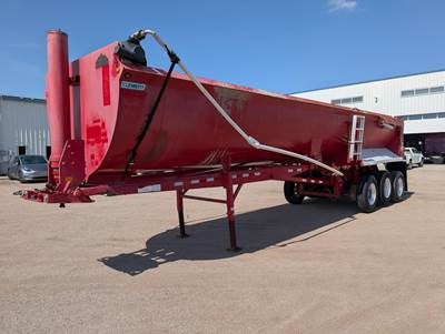 Clement 36 ft Half Round End Dump Trailer - Tri Axle, Steel, Air Ride