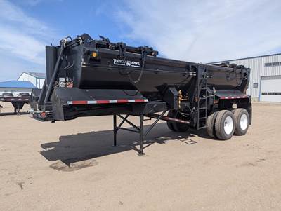 Ranco 27 ft Half Round End Dump Trailer - Tandem Axle, Steel, Spring