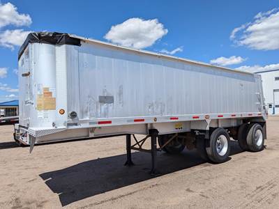 Travis 28 ft End Dump Trailer - Tandem Axle, Aluminum, Air Ride