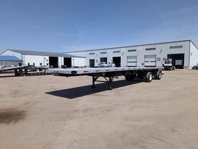 Brazos 48x106 Combination Flatbed Trailer - Air Ride, Fixed Spread Axle