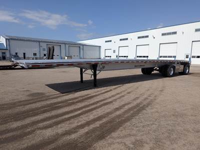 MAC 48x102 Aluminum Flatbed Trailer - Air Ride, Fixed Spread Axle