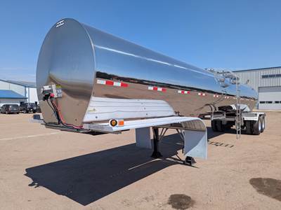 Polar 43x96 Tandem Axle Stainless Steel Food Grade Tanker Trailer - Air Ride, Fixed Axle