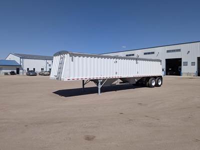 JET 38x96 Steel Hopper / Grain Trailer - Spring, Fixed Axle