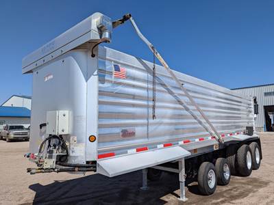 Travis 28x96 Quad Axle Aluminum Live Floor Trailer - Spring, Fixed Axle