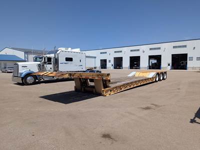 Etnyre 49x102 Tri Axle Steel Lowboy Trailer - Air Ride, Fixed Axle