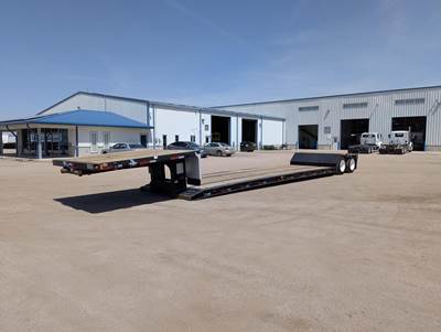 Fontaine 48x102 Tandem Axle Steel Lowboy Trailer - Air Ride, Fixed Axle
