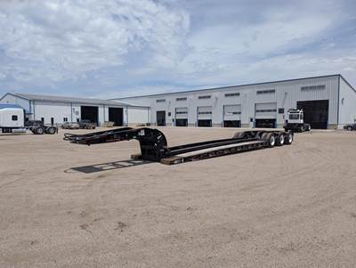 Kalyn Siebert 52x102 Tri Axle Steel Lowboy Trailer - Air Ride, Fixed Axle