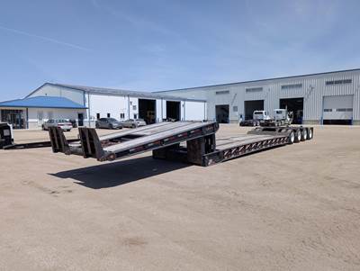 Kalyn Siebert 54x102 Quad Axle Steel Lowboy Trailer - Air Ride, Fixed Axle