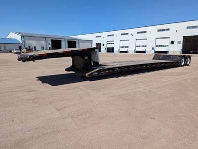 Load King 48x102 Tandem Axle Steel Lowboy Trailer - Air Ride, Fixed Axle