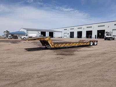 Load King 42x102 Tandem Axle Steel Lowboy Trailer - Air Ride, Fixed Axle