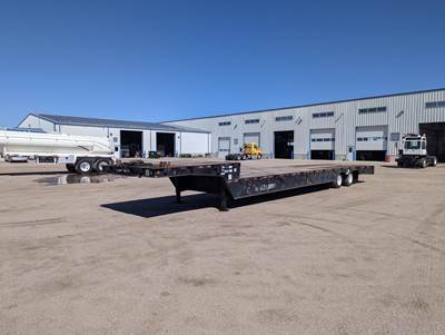 Trail-Eze 48x102 Tandem Axle Steel Lowboy Trailer - Air Ride, Fixed Axle