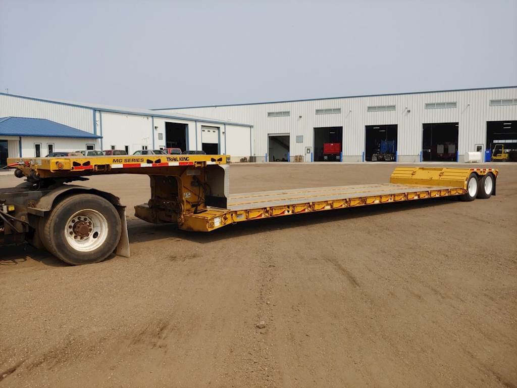 2012 Trail King 48x102 Tandem Axle Lowboy Trailer Hendrickson For