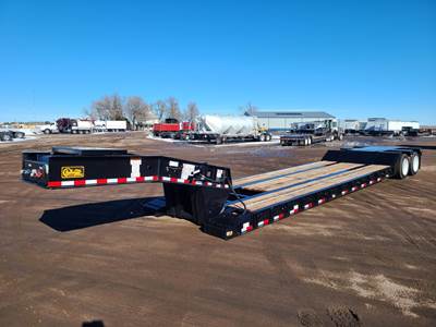 Witzco Challenger NGB-35 46x102 Tandem Axle Steel Lowboy Trailer - Fixed Axle
