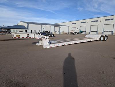 Witzco Challenger NGB-35 50x102 Tandem Axle Steel Lowboy Trailer - Air Ride, Fixed Axle