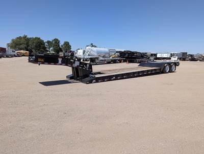 Witzco Challenger NGB-35 46x102 Tandem Axle Steel Lowboy Trailer - Spring, Fixed Axle