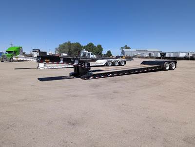 Witzco Challenger NGB-35 48x102 Tandem Axle Steel Lowboy Trailer - Spring, Fixed Axle