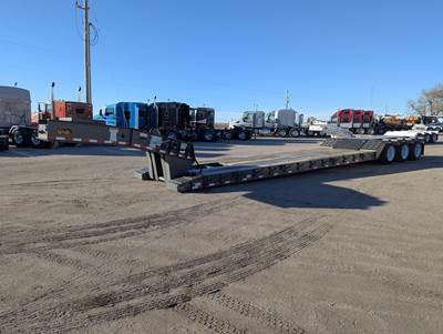 Witzco Challenger NGB-52 52x102 Tri Axle Steel Lowboy Trailer - Spring, Fixed Axle