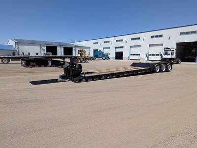 Witzco Challenger NGB-52 50x102 Tri Axle Steel Lowboy Trailer - Spring, Fixed Axle