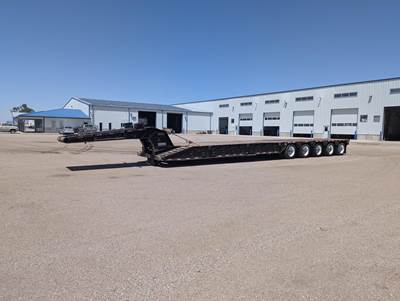Dragon 59x102 Five Axle Steel Oil Field Trailer - Air Ride, Fixed Axle