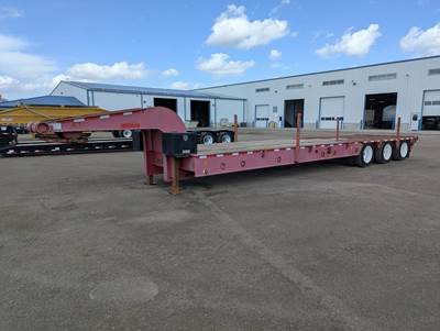 Holden 45x108 Tri Axle Steel Oil Field Trailer - Air Ride, Fixed Axle