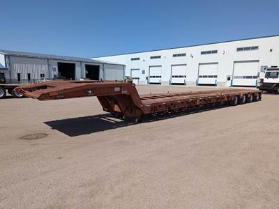 ITI STRETCH 70 TON SCISSOR NECK 4 AXLE Oil Field Trailer