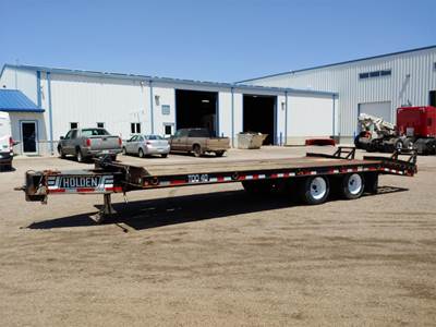 Holden 25x102 Tandem Axle Steel Tag Trailer - Spring, Fixed Axle