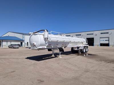 Galyean 40x96 Tandem Axle Mild Steel Vacuum Tank Trailer - Air Ride, Fixed Axle